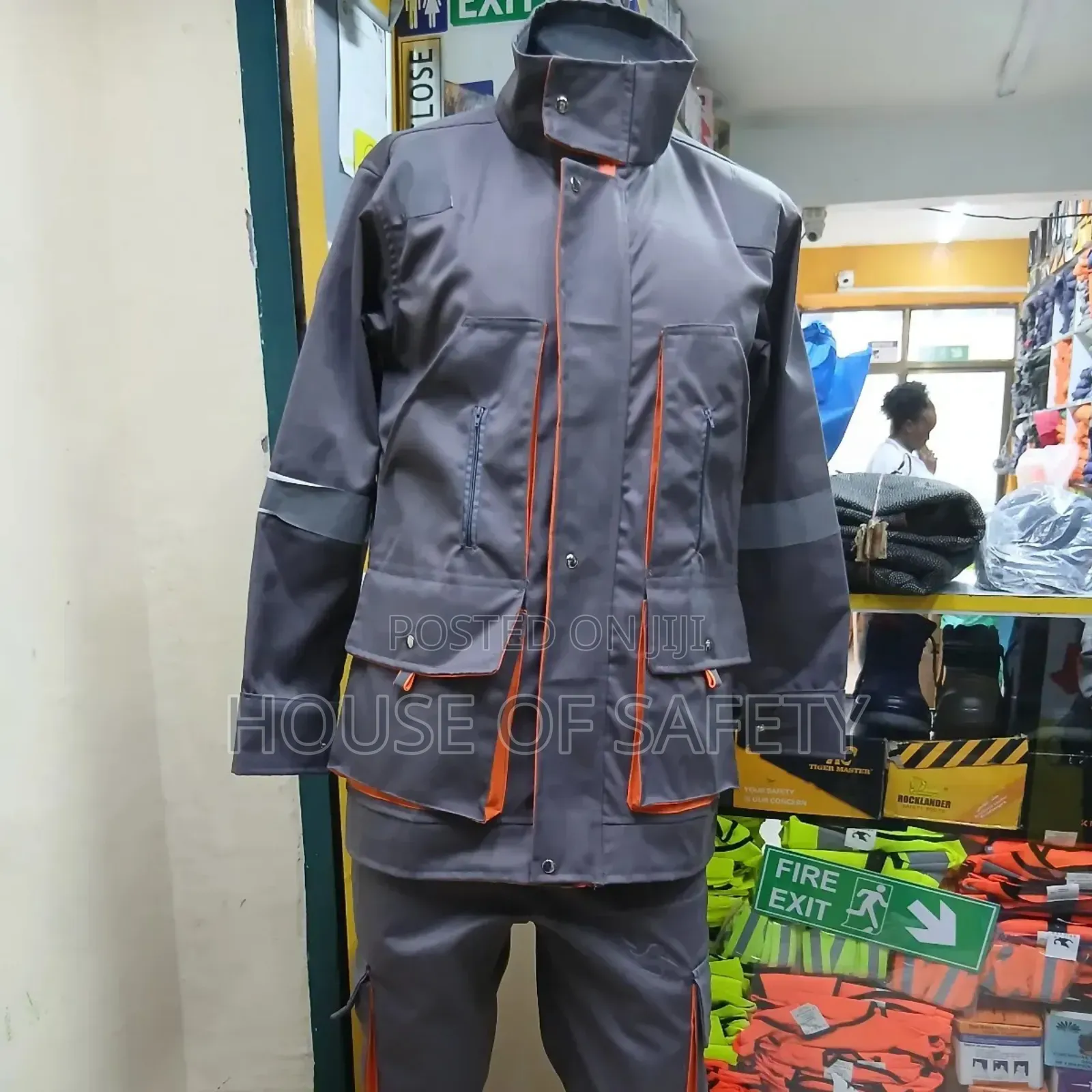 Full Neck Closure Engineer Suit
