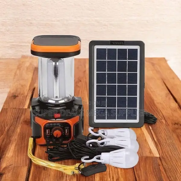 Dat at 9016b Solar Lighting Kit With Energy Efficient Led Bulbs