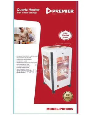 2000w 5-Sided Quartz Heater