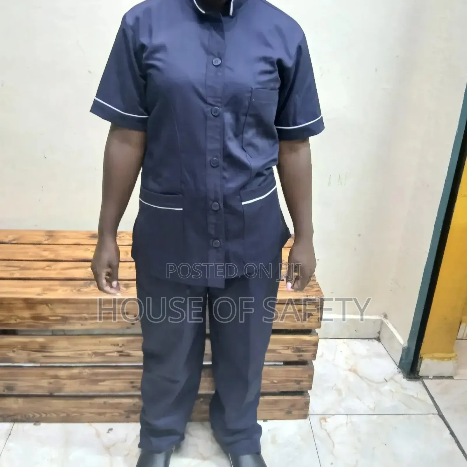 Navy Blue Cleaner 2pc Uniform