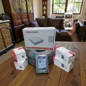 High Quality Body Construction 4 Hikvision 1080p CCTV Cameras Full Kit