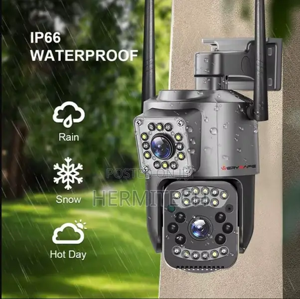 4g Dual-Lens PTZ 4mp Wide-Angle Dual-Light Night Vision