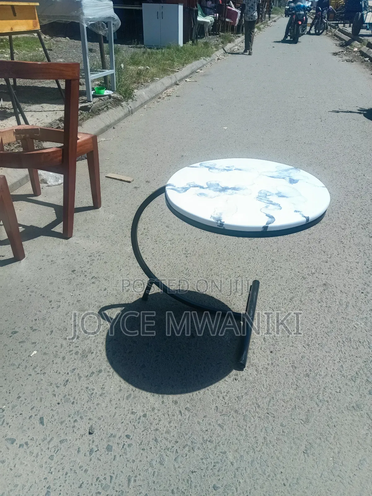 Round Reception Marble Table 