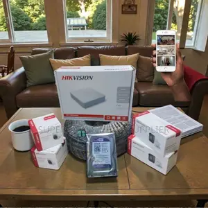 True Day and Night 4 Hikvision 1080p Hd CCTV Cameras Full System Kit