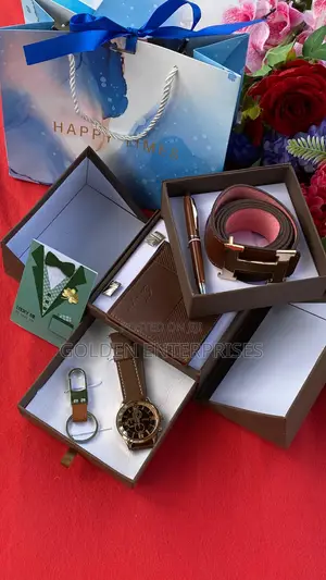 Brown Valentines Men Gift Set