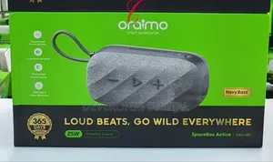 Oraimo Spacebox Active Obs-680 *25w* Powerful Sound Speaker Fm Radio*