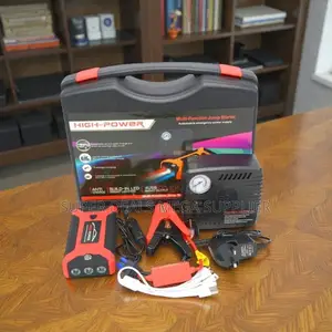 Rechargeable Battery 99800mah Jump Starter With Tire Inflator