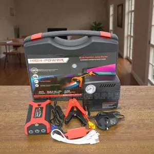 Plug and Play 99800mah Jump Starter With Tire Inflator