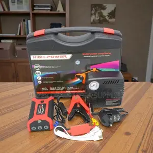 Long Term Reliability 99800mah Jump Starter Air Compressor Pump