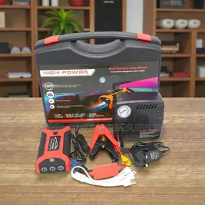 Top Quality High Power 99800mah Jump Starter Air Compressor Pump