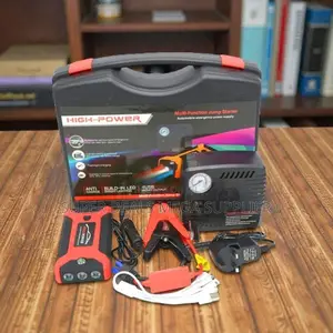 Stable Performance 99800mah Jump Starter Air Compressor Pump