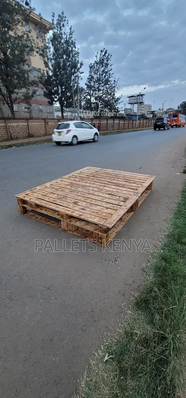 Blazed 5×6 Pallet Bed Frame - Easy to Detach Move.15b3