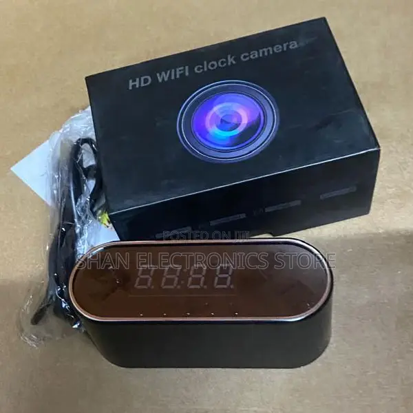 Alarm Clock Camera — Hidden Camera With Audio Night Vision