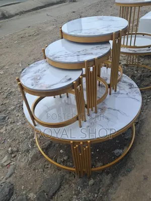 Marble Coffee Table 4 in 1