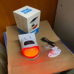 Solar Sound Strobe Light Alarm With Motion Detector