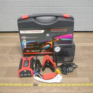 Multi Functional Led Torch 99800mah Jump Starter Air Compressor Pump