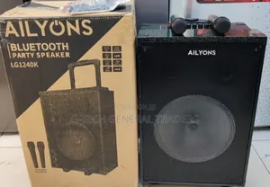 Ailyons 12inch Powerful Portable Speaker System With Microphone
