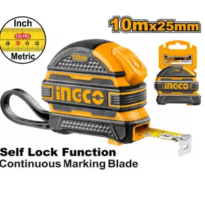 Ingco Hsmt081025 Steel Measuring Tape 10mx25mm