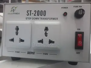 Step-Down Transformer 2000w. 240v to 110v Drom Power St-2000