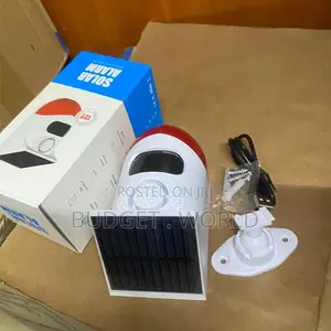 Smart Solar Strobe Light, Solar Alarm Light Motion Detector 120db