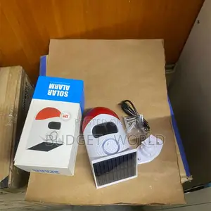 Solar Alarm Motion Detector With Sound Detector