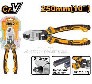 Ingco Hccb0210 Cable Cutter "Size:10""/250mm
Material: Cr-V