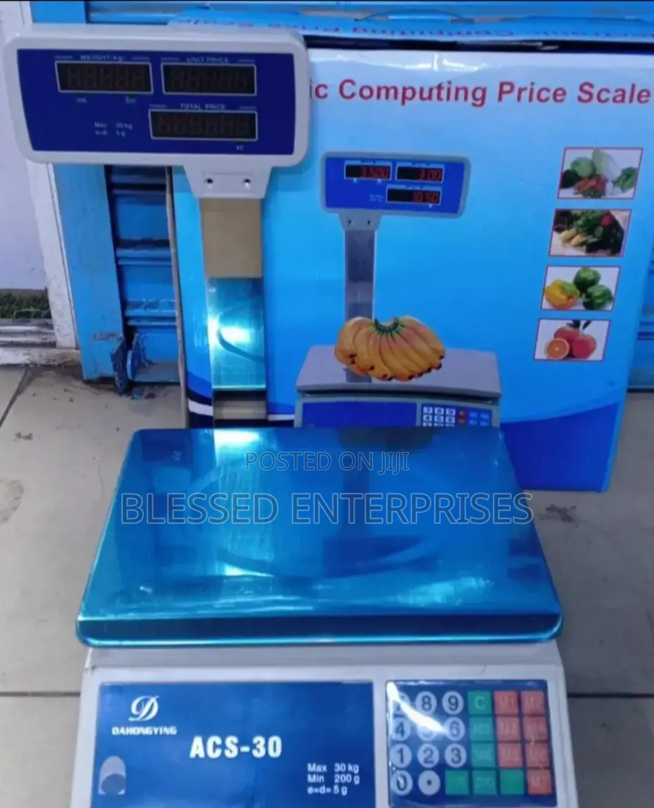 Professional Digital Computing Banana Weighing Scale 30kg
