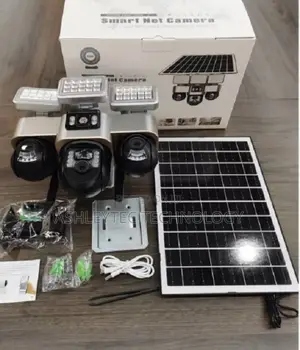 4g 4mp Triple Lens (Three) Solar Powered PTZ Camera -