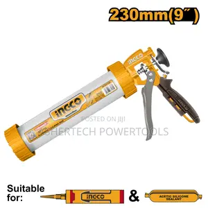 Ingco Aluminum Caulking Gun 9"