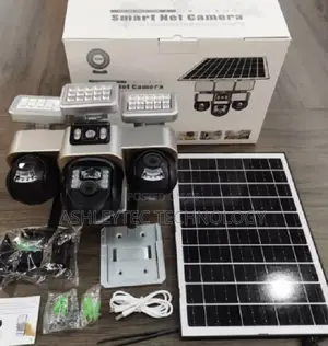 Sim Card Connectivity Triple Lens 4g Solar PTZ Camera