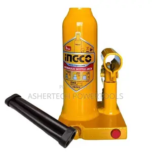 Ingco Hbj202 Hydraulic Bottle Jack "2tonwith Safety Valve