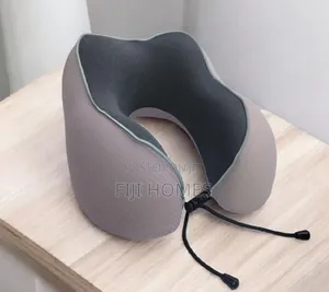 Memory Cotton Neck Pillows – With Phone Side Pouch