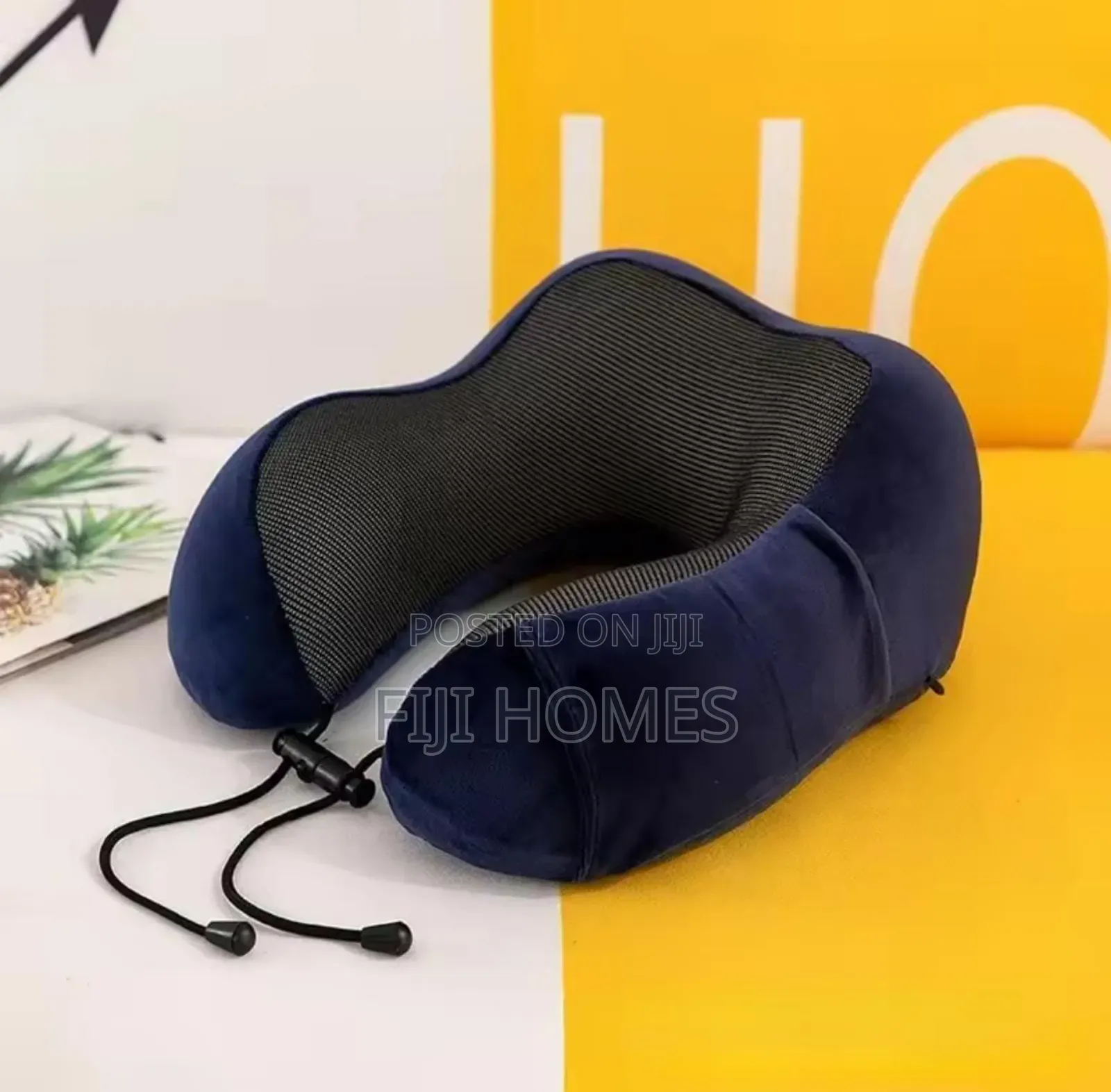 Memory Cotton Neck Pillows – With Phone Side Pouch