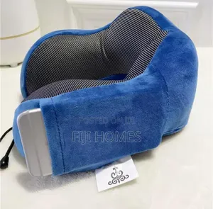 Memory Cotton Neck Pillows – With Phone Side Pouch