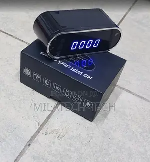 Table Wifi Spy Hidden Nanny Clock Mini