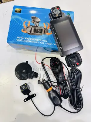 S22 4 Lens Dash Camera – Front, Rear Cabin Recording