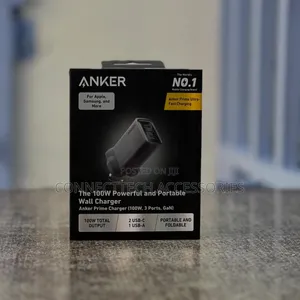Anker Prime Charger, 100w 3-port Gan Usb C Charger