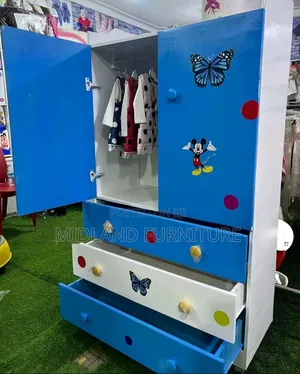 Children Mini- Wardrobe With Drawers