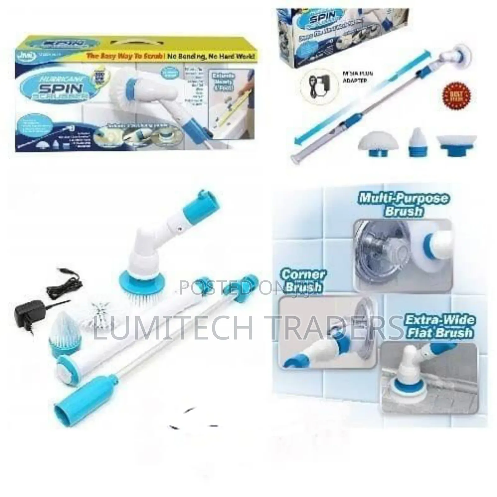Hurricane Electric Spin Scrubber