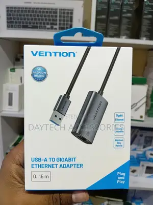 Vention Usb-a 3.0 to Gigabit Ethernet Adapter 0.15m - Black