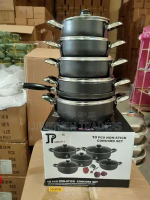 James Pot 10pcs Non-Stick Cookware Set