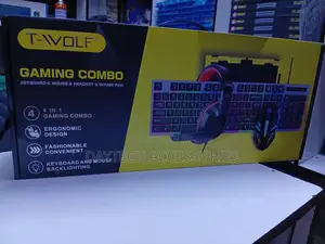 This Is a T-Wolf 4-in-1 Gaming Combo Set