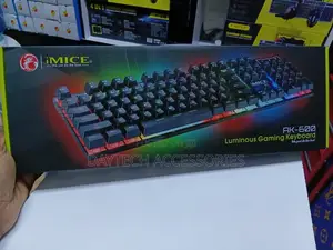 Imice Ak-600 Wired Usb Floating Keycap Glow Backlit Gaming Keyboard