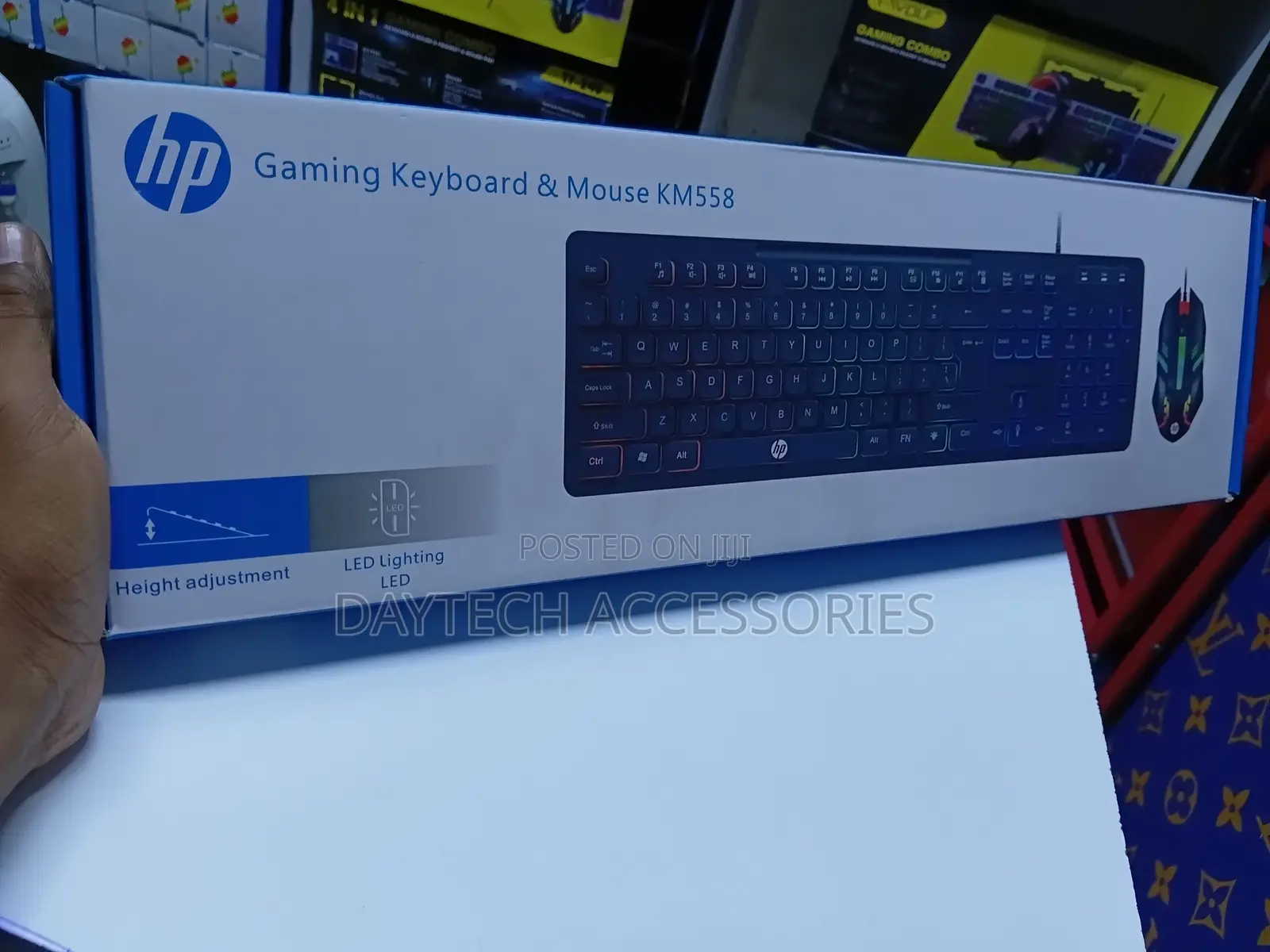 This Is an Hp Gaming Keyboard Mouse Km558 Combo.
