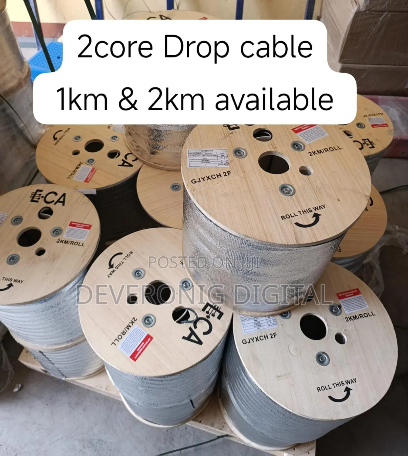 1km Fiber Drop Cable | Reliable High Quality
