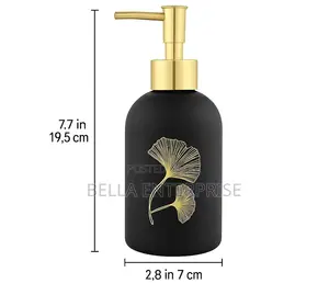 New Arrival Ceramic Glass 400ml Single Lotion Soap Dispenser
