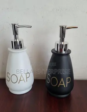 New Arrival Ceramic Glass 400ml Single Lotion Soap Dispenser