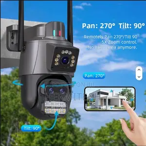 V380 Pro Outdoor Full Color Hd Wifi Dual Lens Wireless Surveillance