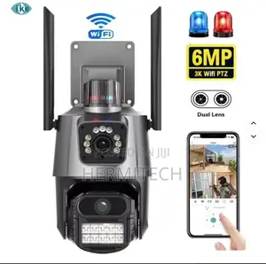 Dual-Lens 4mp/8mp PTZ Wifi CCTV Camera Hd Pan-Tilt Security System