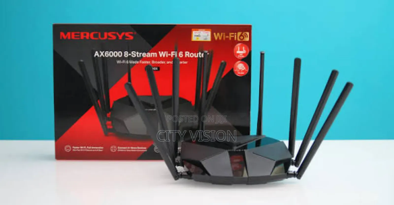 Mercusys Ax6000 I Stream Wifi 6 Router Tl-Mr90x